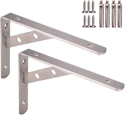 amazon metal shelf brackets|heavy duty steel shelf brackets.